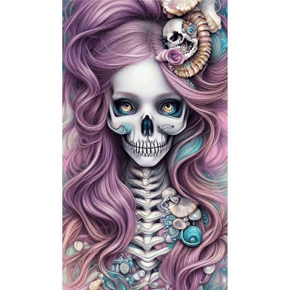 Skeleton - Full Round Drill Diamond Painting 40*70CM