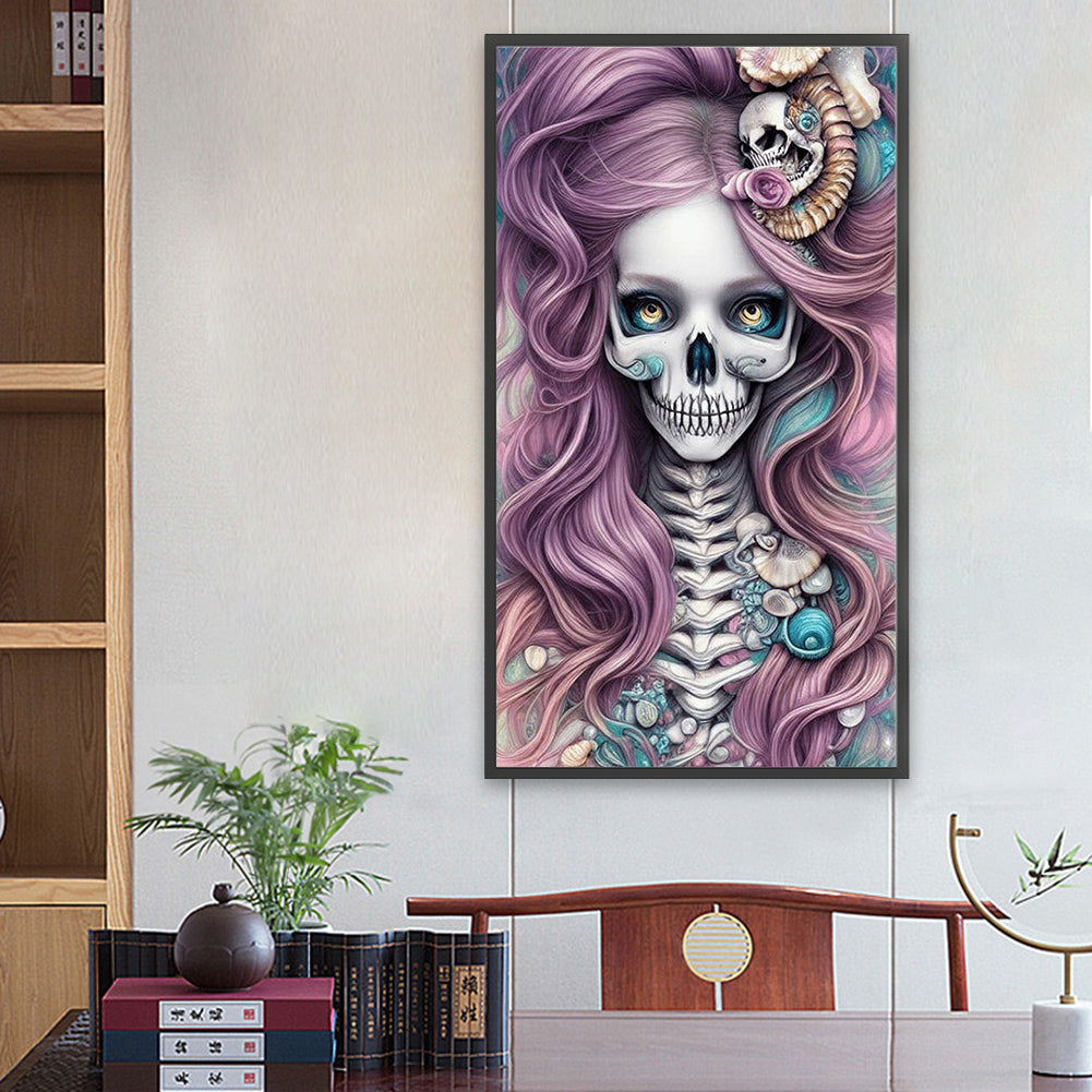 Skeleton - Full Round Drill Diamond Painting 40*70CM