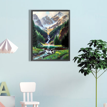 Mountains And Rivers - Full Square Drill Diamond Painting 45*60CM