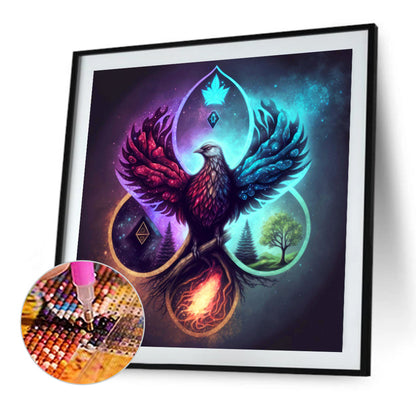 Attribute Eagle - Full Round Drill Diamond Painting 40*40CM