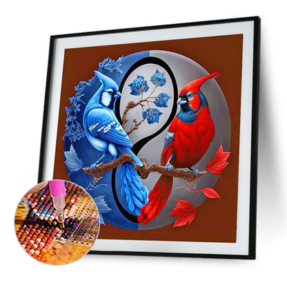 Bird - Full Round Drill Diamond Painting 40*40CM