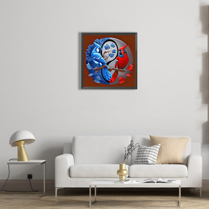 Bird - Full Round Drill Diamond Painting 40*40CM