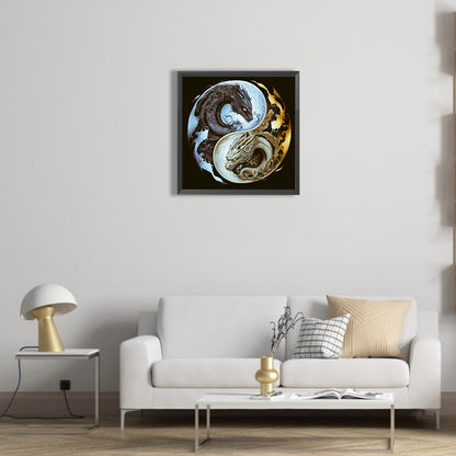 Dragon - Full Round Drill Diamond Painting 40*40CM