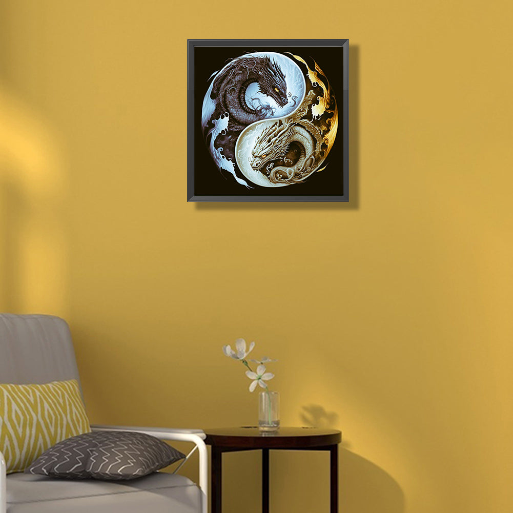 Dragon - Full Round Drill Diamond Painting 40*40CM