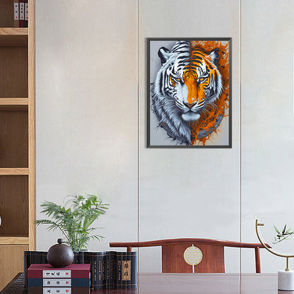 Tiger - Full Round Drill Diamond Painting 30*40CM