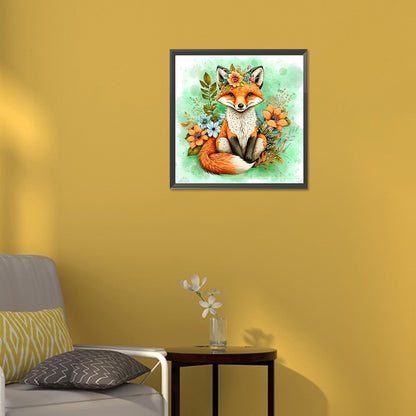 Fox - Full Round Drill Diamond Painting 30*30CM