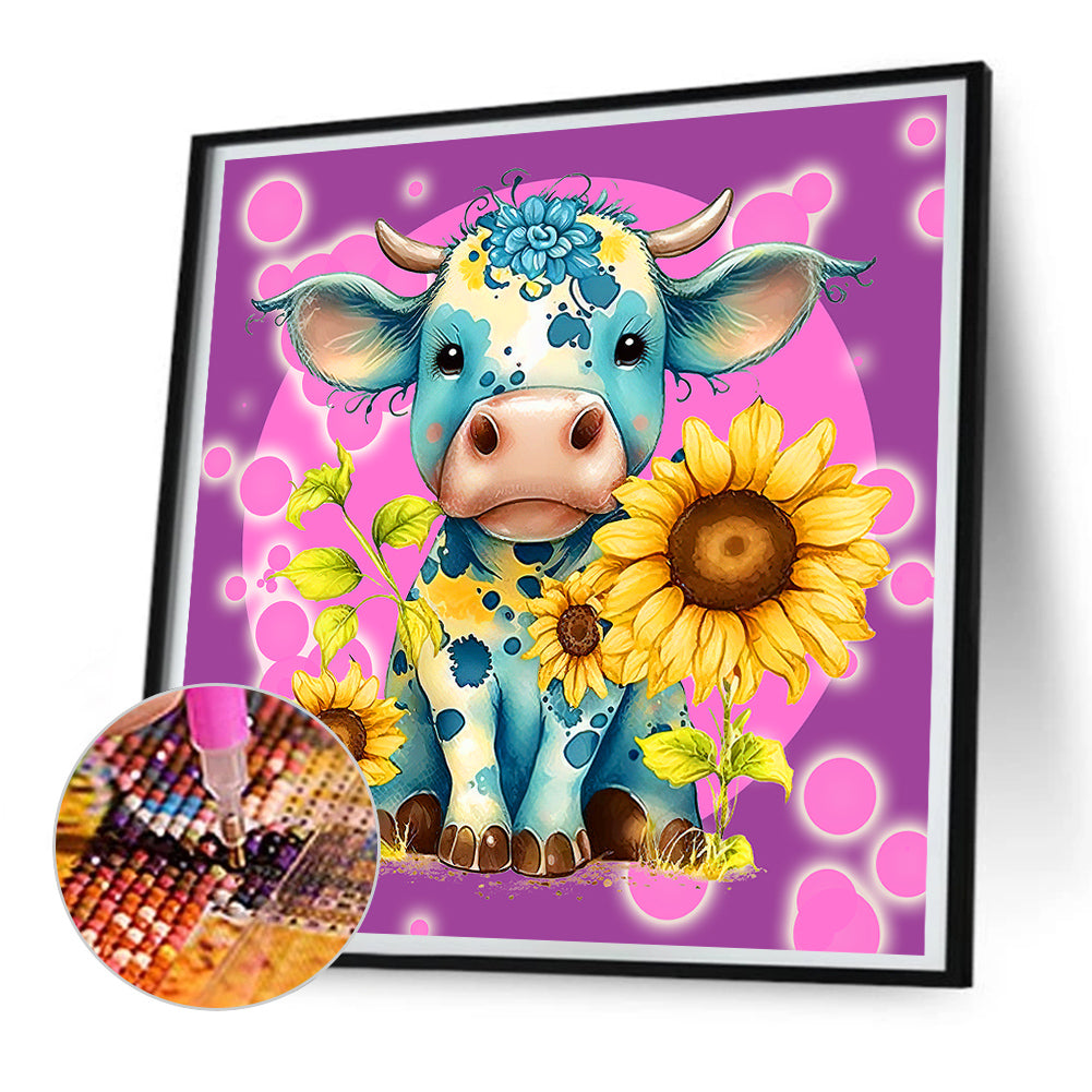 Calf - Full Round Drill Diamond Painting 30*30CM