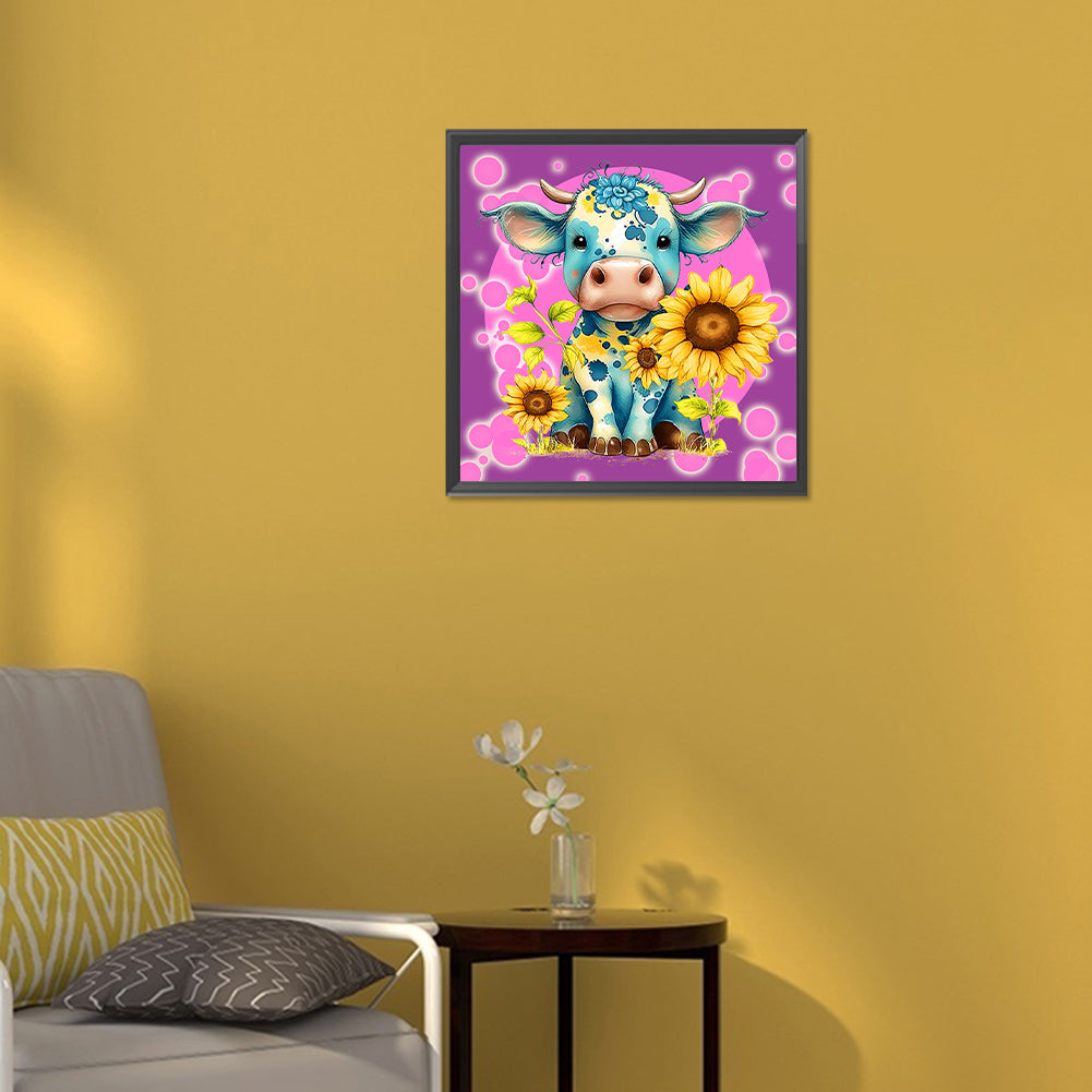 Calf - Full Round Drill Diamond Painting 30*30CM