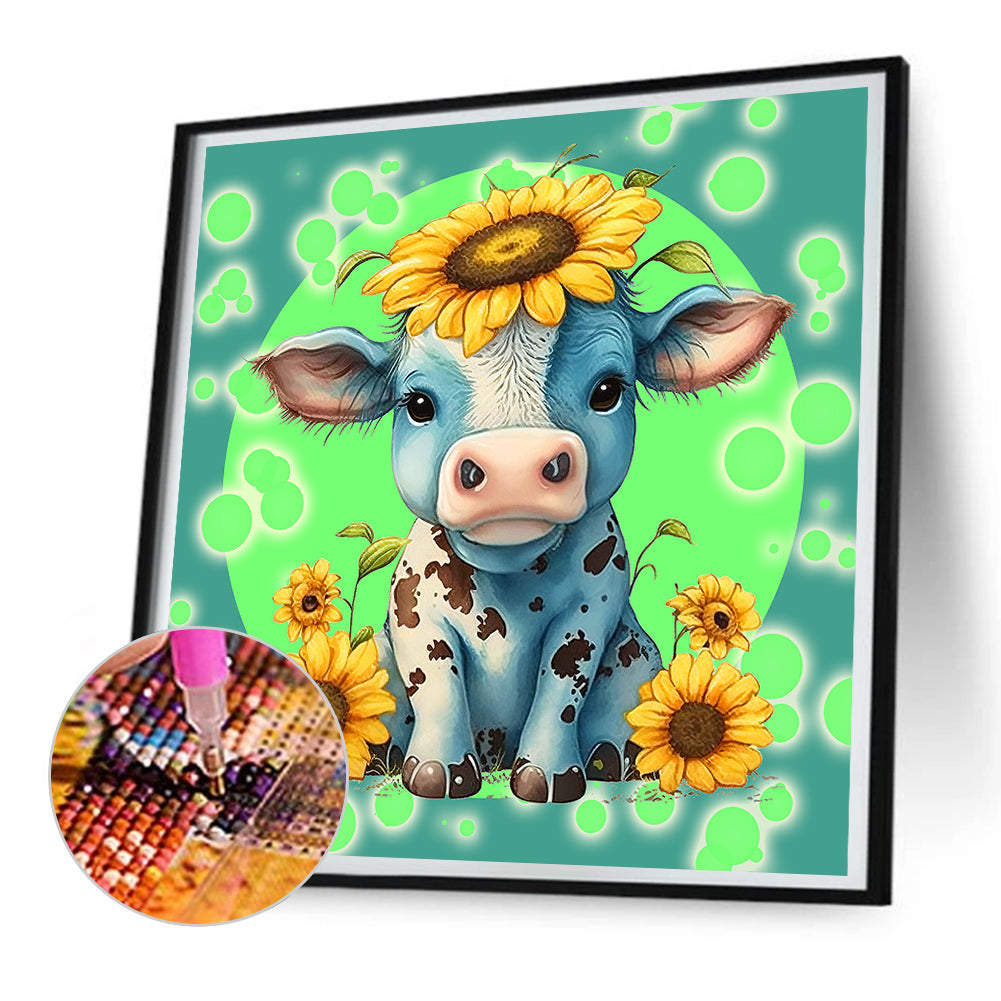 Calf - Full Round Drill Diamond Painting 30*30CM