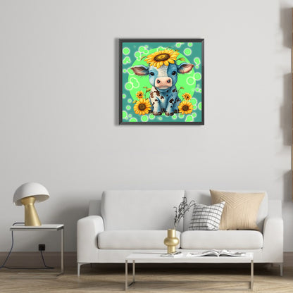 Calf - Full Round Drill Diamond Painting 30*30CM