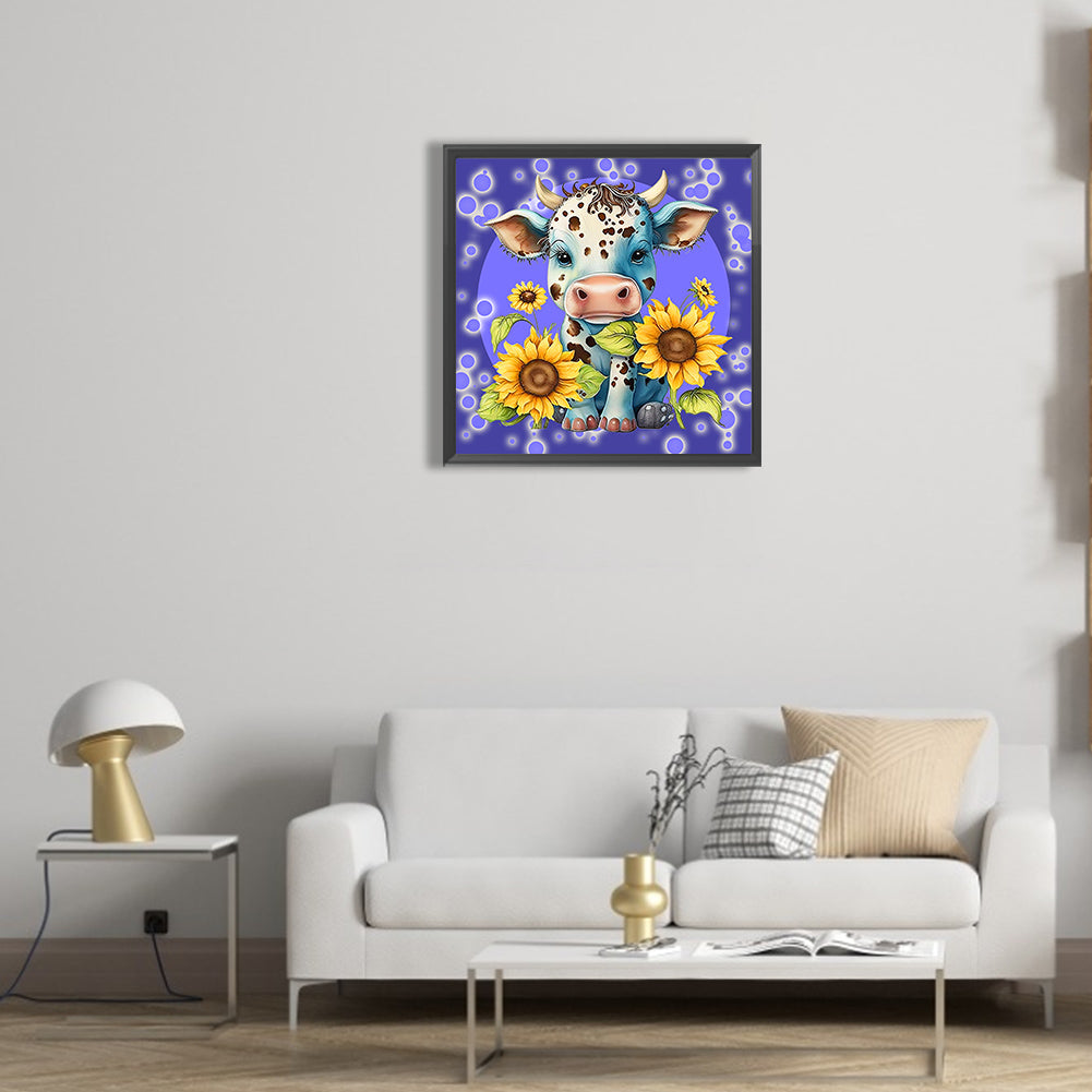 Calf - Full Round Drill Diamond Painting 30*30CM