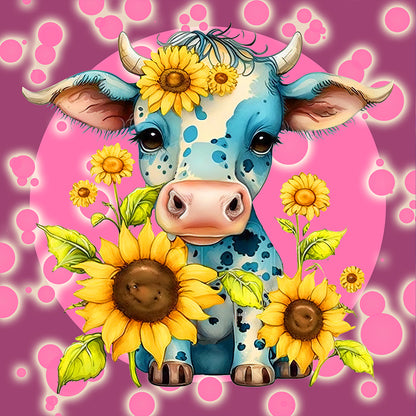 Calf - Full Round Drill Diamond Painting 30*30CM