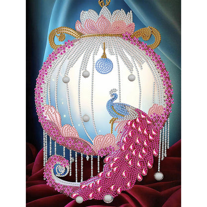 Peacock Pendant - Special Shaped Drill Diamond Painting 30*40CM