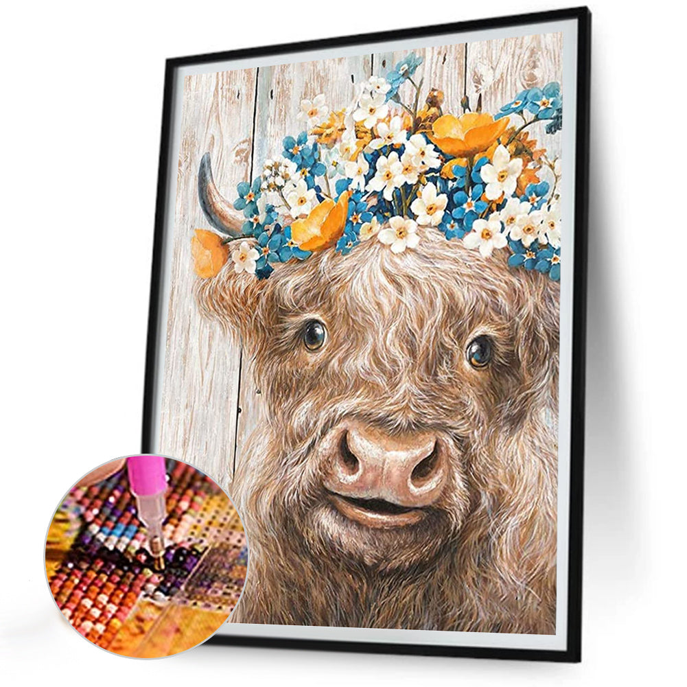 The Cow - Full Round Drill Diamond Painting 30*40CM