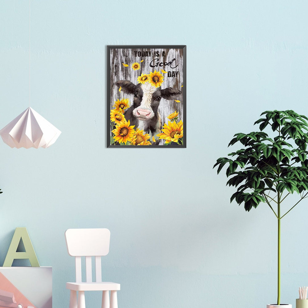 The Cow - Full Round Drill Diamond Painting 30*40CM