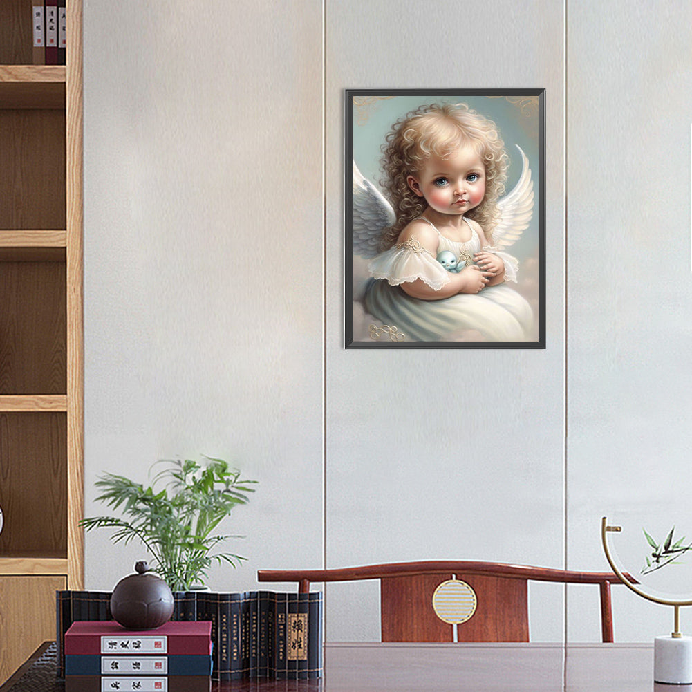 Angel Child - Full Round Drill Diamond Painting 30*40CM