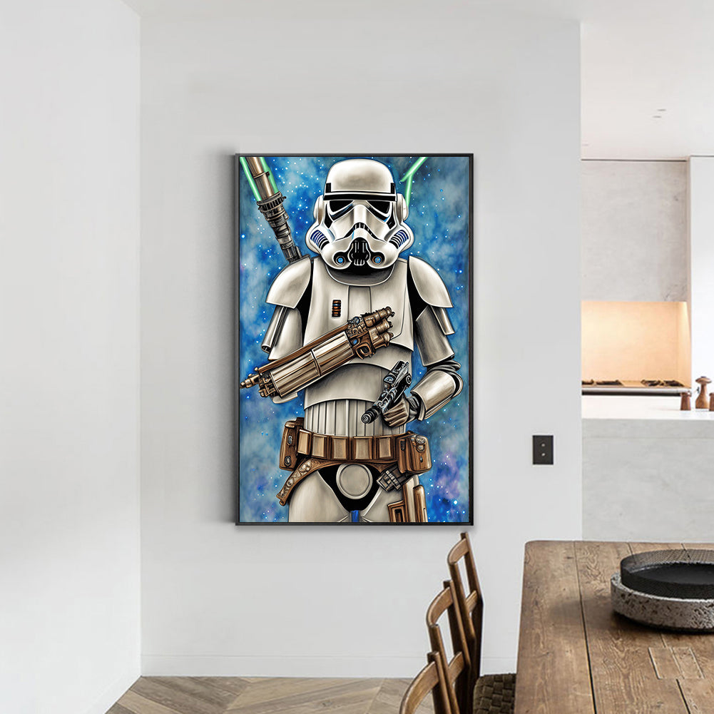 Star Wars Stormtrooper - Full Round Drill Diamond Painting 40*60CM