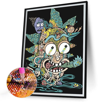 Rick Sanchez - Full Round Drill Diamond Painting 30*40CM