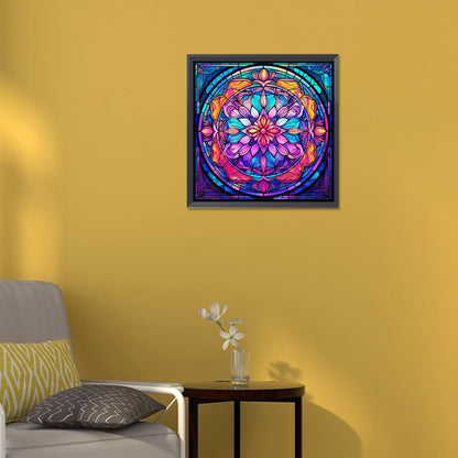 Mandala Glass Painting - Full Round Drill Diamond Painting 30*30CM