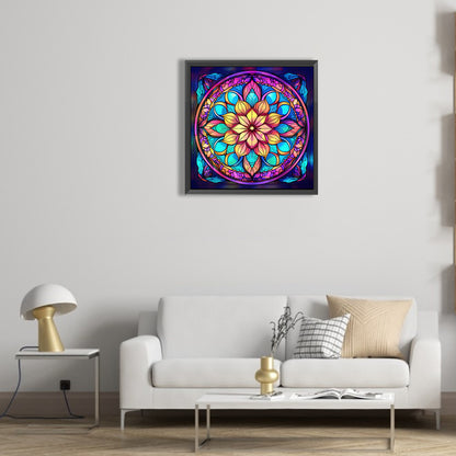 Mandala Glass Painting - Full Round Drill Diamond Painting 30*30CM