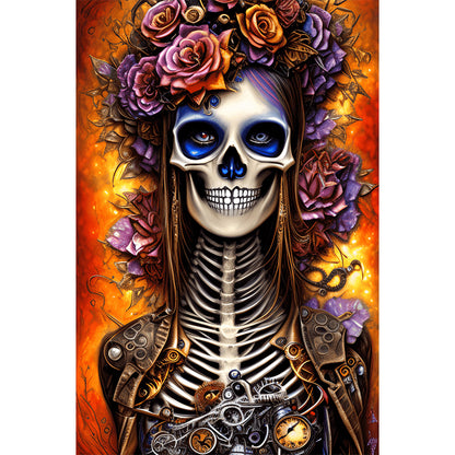 Skeleton - Full Round Drill Diamond Painting 40*60CM