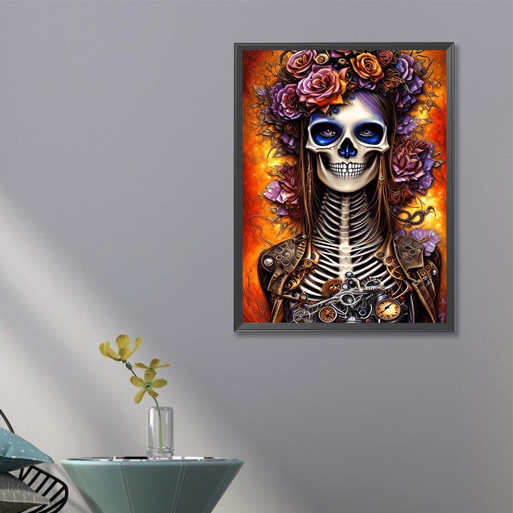 Skeleton - Full Round Drill Diamond Painting 40*60CM