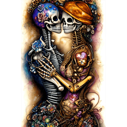 Skeleton - Full Round Drill Diamond Painting 40*60CM