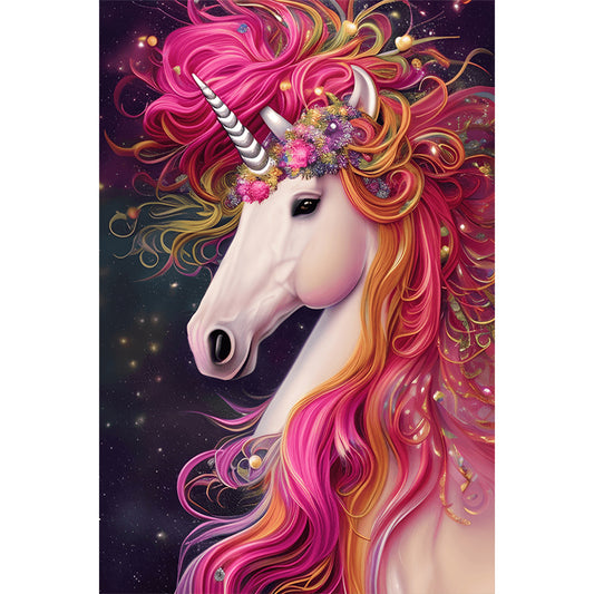 Rainbow Horse - Full Round Drill Diamond Painting 40*60CM