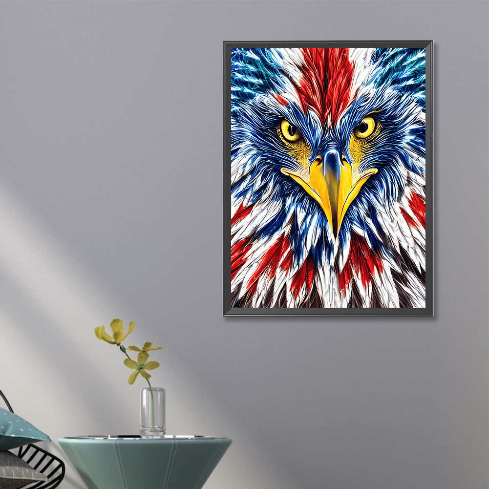 Patriotic Eagle - Full Round Drill Diamond Painting 40*60CM