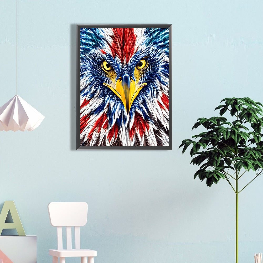 Patriotic Eagle - Full Round Drill Diamond Painting 40*60CM