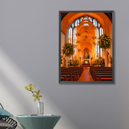 Church Decoration For Wedding - Full Round Drill Diamond Painting 40*60CM