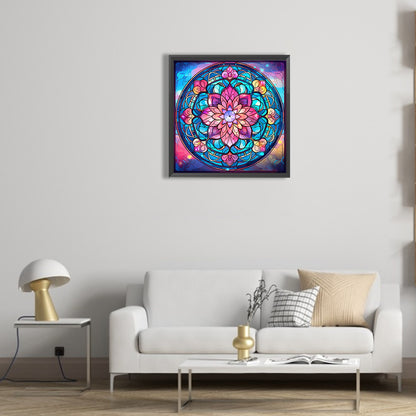 Mandala Glass Painting - Full Round Drill Diamond Painting 30*30CM