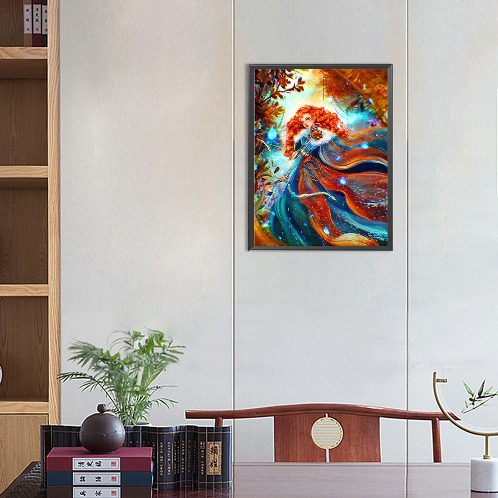 Merida - Full Round Drill Diamond Painting 30*40CM
