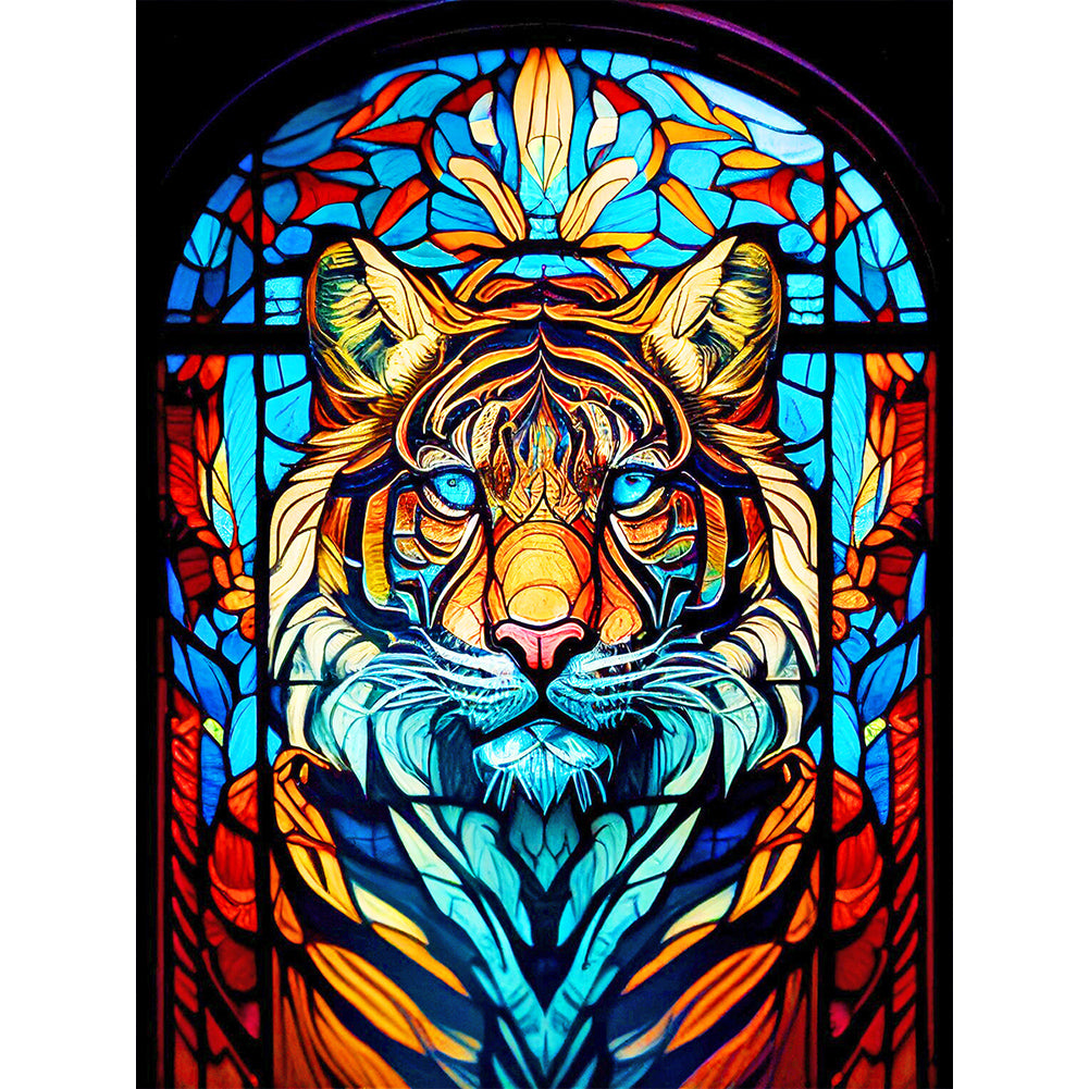 Tiger - Full Round Drill Diamond Painting 30*40CM