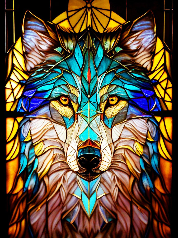 Wolf - Full Round Drill Diamond Painting 30*40CM