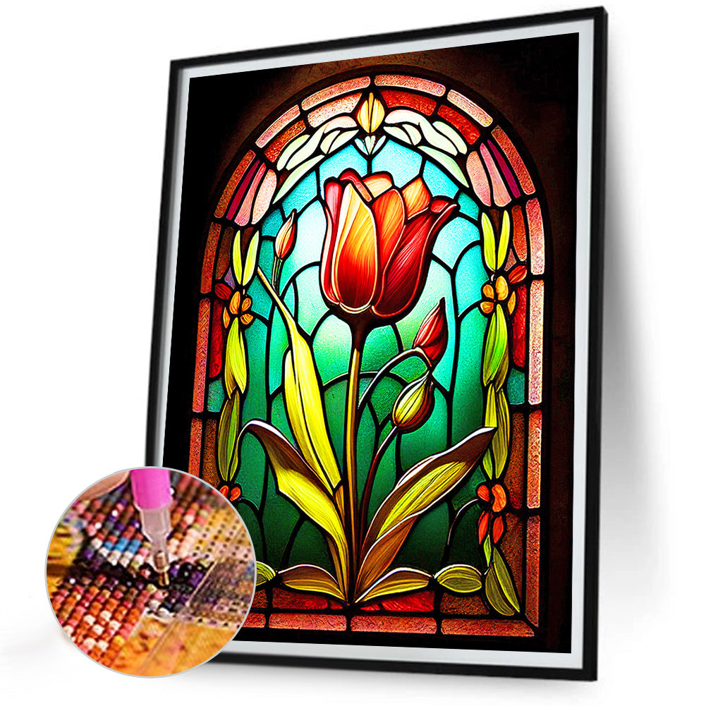 Roses - Full Round Drill Diamond Painting 30*40CM