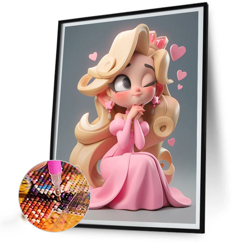 Princess Sleeping Beauty - Full Square Drill Diamond Painting 30*40CM