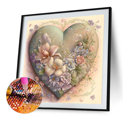Love Flowers - Full Round Drill Diamond Painting 40*40CM