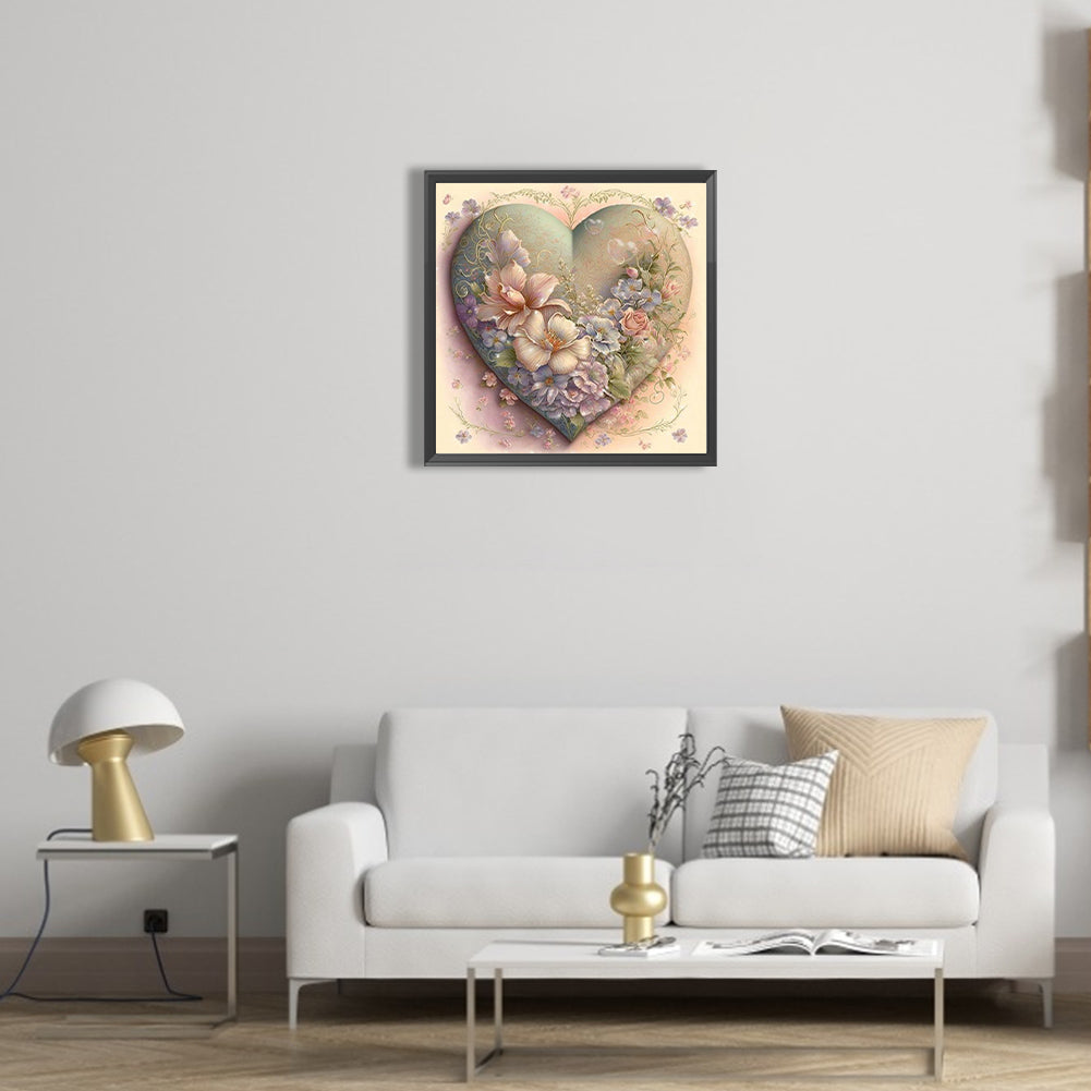 Love Flowers - Full Round Drill Diamond Painting 40*40CM