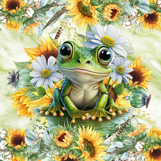 Frog - Full Round Drill Diamond Painting 40*40CM