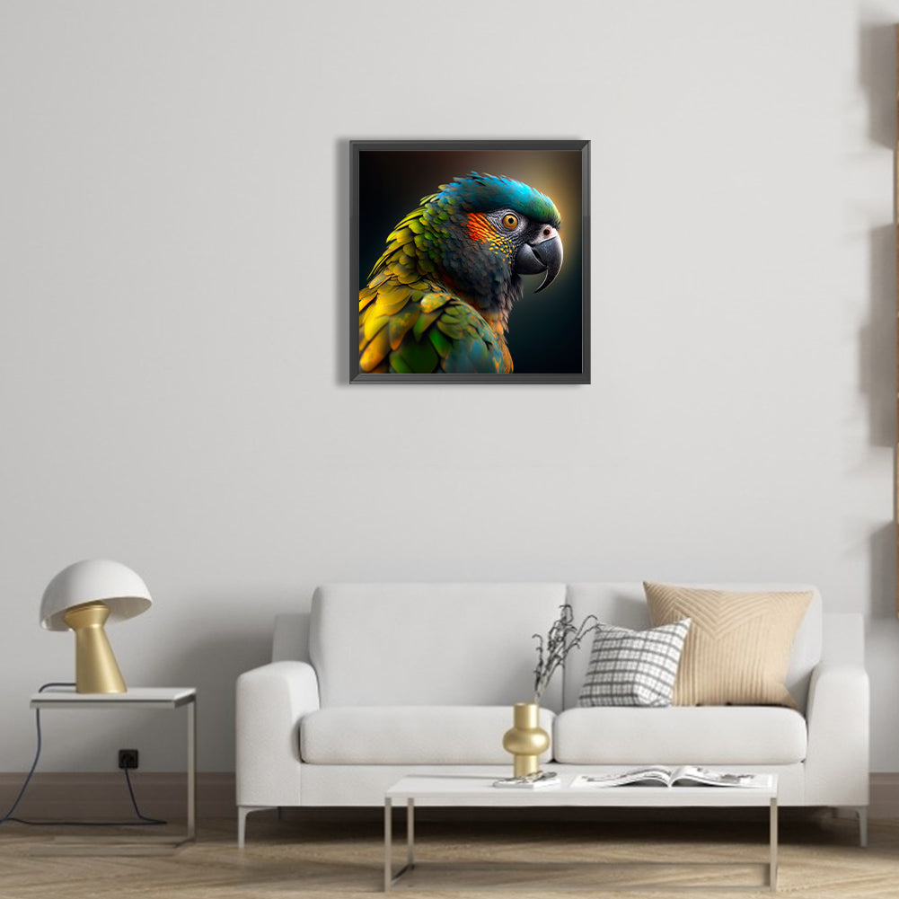 Parrot - Full Round Drill Diamond Painting 40*40CM