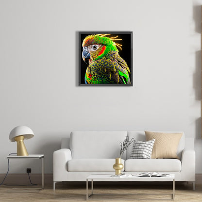 Colorful Parrot - Full Round Drill Diamond Painting 40*40CM