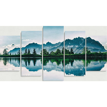Blue Forest - Full Round Drill Diamond Painting 80*40CM