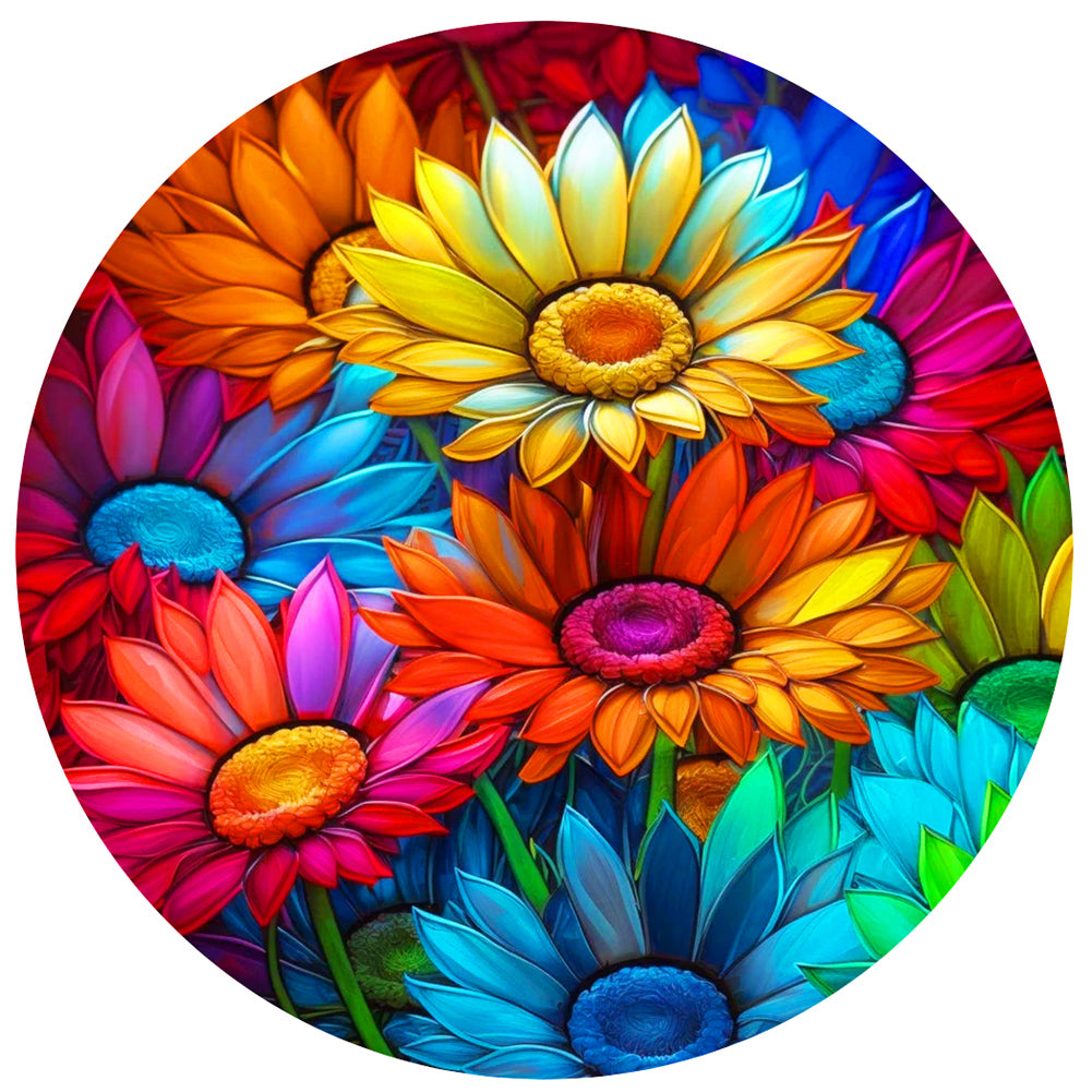 Daisy - Full Round Drill Diamond Painting 30*30CM