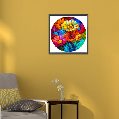 Daisy - Full Round Drill Diamond Painting 30*30CM