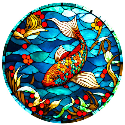 Koi Carp - Full Round Drill Diamond Painting 30*30CM