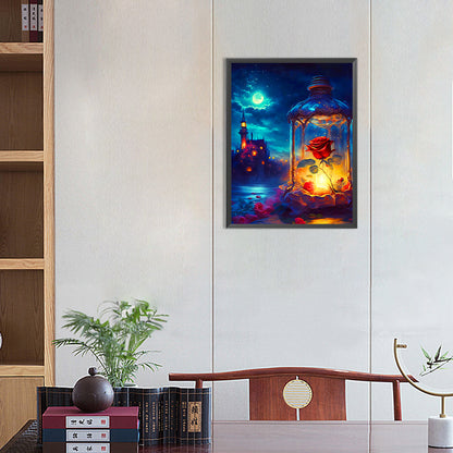 Beauty And The Beast - Full Round Drill Diamond Painting 30*40CM