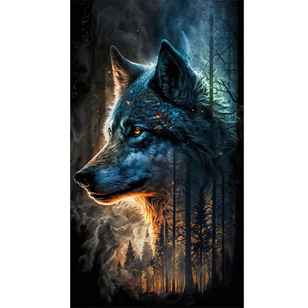 Timberwolves - Full Square Drill Diamond Painting 40*70CM