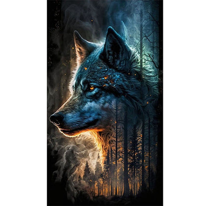 Timberwolves - Full Square Drill Diamond Painting 40*70CM
