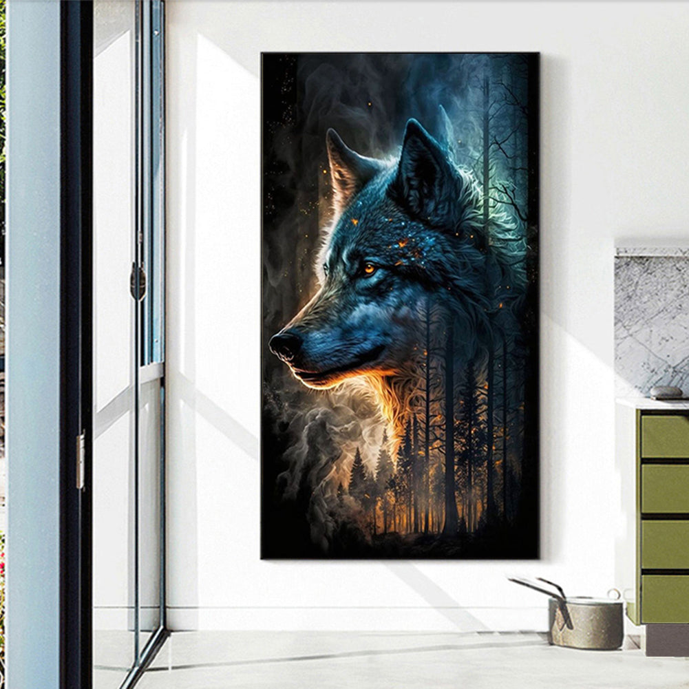 Timberwolves - Full Square Drill Diamond Painting 40*70CM